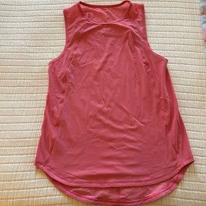 Lulu lemon pink tank top, size 8